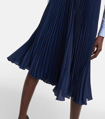 Falda midi de georgette plisada | Polo Ralph Lauren