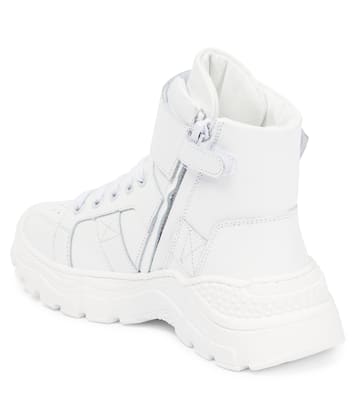 Sneakers aus Leder | Balmain Kids