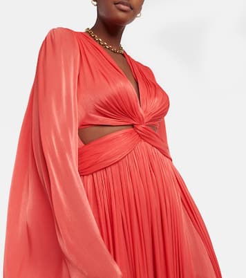 Remi georgette maxi dress | Costarellos