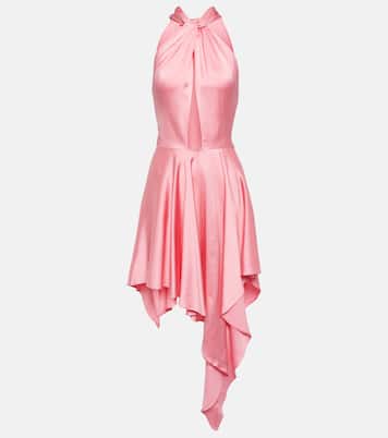 Cutout asymmetric halterneck dress | Stella McCartney