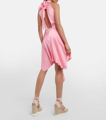 Cutout asymmetric halterneck dress | Stella McCartney