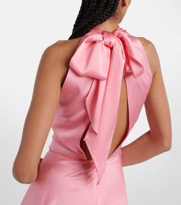 Cutout asymmetric halterneck dress | Stella McCartney