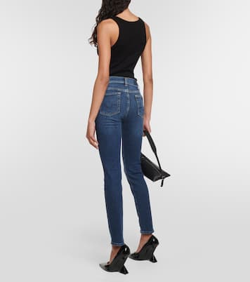 Jean slim Roxanne à taille mi-haute | 7 For All Mankind
