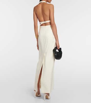Halterneck wool top | Wardrobe.NYC