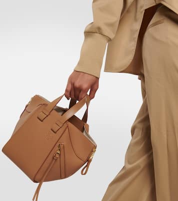 Hammock Compact leather tote bag | Loewe