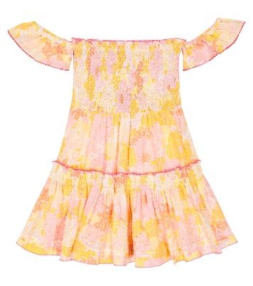 Bedrucktes Kleid Aurora aus Baumwolle | Poupette St Barth Kids