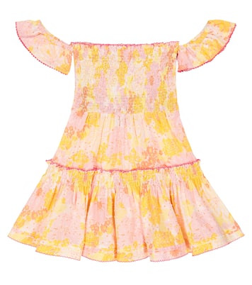 Bedrucktes Kleid Aurora aus Baumwolle | Poupette St Barth Kids