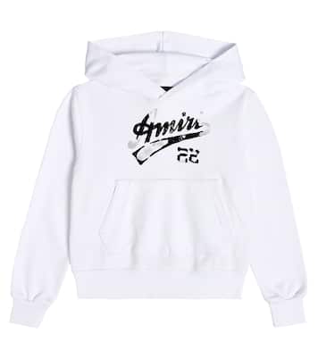 Felpa in cotone con cappuccio e stampa | Amiri Kids