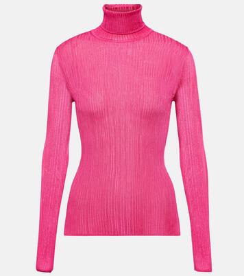 Ribbed-knit turtleneck top | Tom Ford