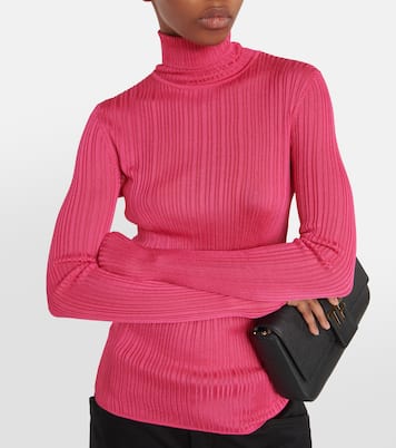 Ribbed-knit turtleneck top | Tom Ford