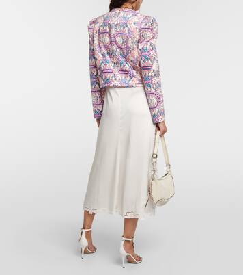 Valian printed cropped jacket | Isabel Marant