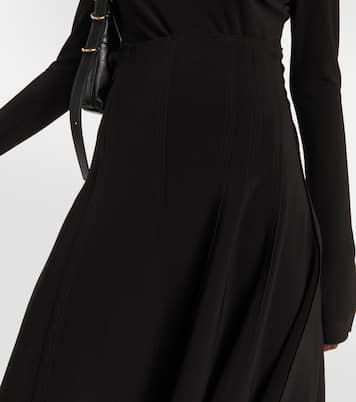 Jupe midi Grace à taille haute | Norma Kamali