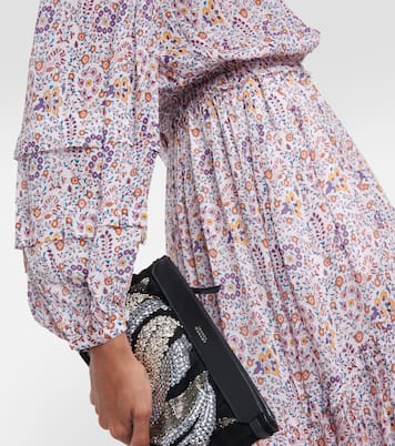 Vestido midi de crepé floral | Marant Etoile