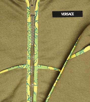 Bébé – Ensemble sweat-shirt à capuche et pantalon de survêtement en coton | Versace Kids