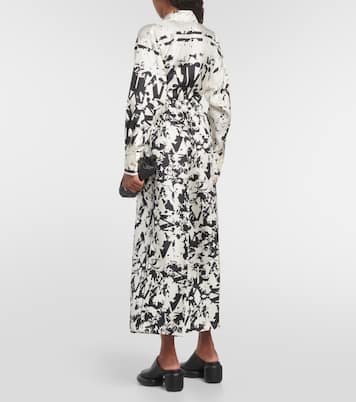 Pantalon ample Fiordo imprimé en soie | Max Mara