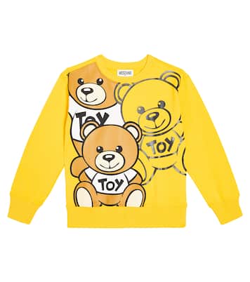 Sudadera de jersey de algodón estampada | Moschino Kids