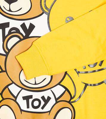 Sudadera de jersey de algodón estampada | Moschino Kids