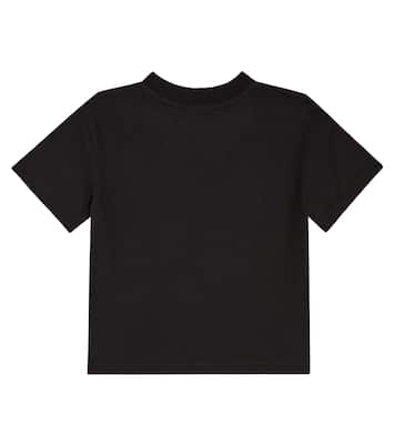 T-shirt in jersey di cotone con stampa | Palm Angels Kids