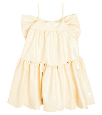 Kleid aus Lederimitat | Caroline Bosmans