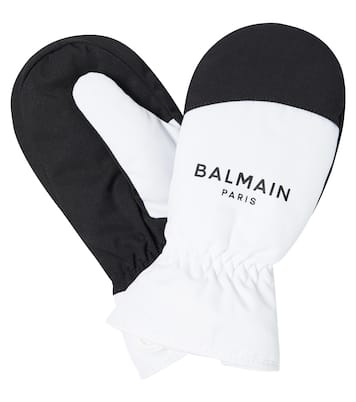 Manoplas colorblock con logo | Balmain Kids