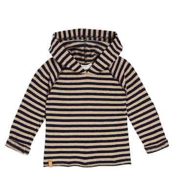 Baby - Felpa Leandre a righe con cappuccio | 1 + in the Family