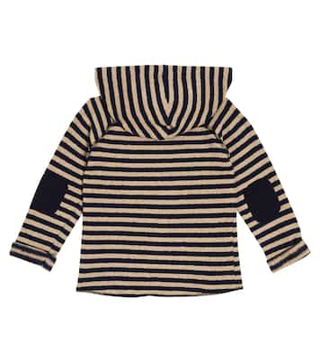 Baby - Felpa Leandre a righe con cappuccio | 1 + in the Family