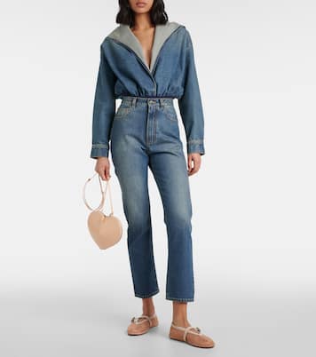 Ballerine in mesh con vernice | Alaïa