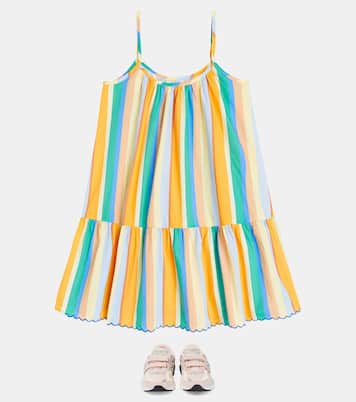 Robe rayée en coton | Tinycottons