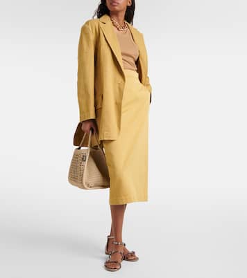 Sandali in pelle metallizzata | Max Mara