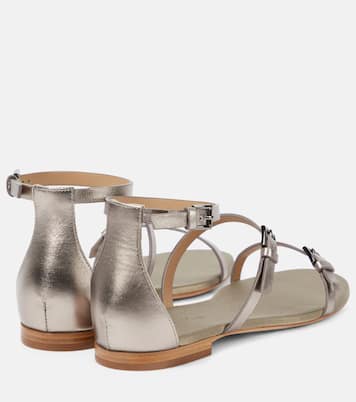 Sandali in pelle metallizzata | Max Mara