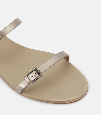 Sandali in pelle metallizzata | Max Mara