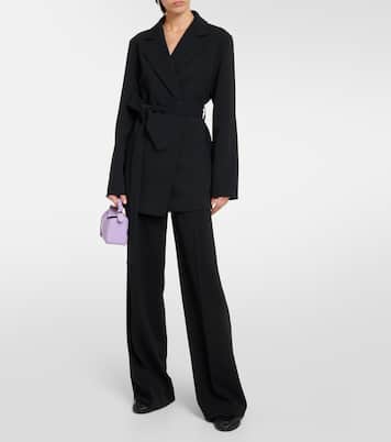 Pantaloni a gamba larga Alane in cady | Joseph