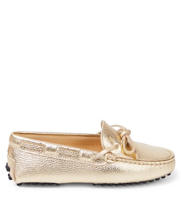 Mocassini Gommino in pelle metallizzata | Tod's Junior