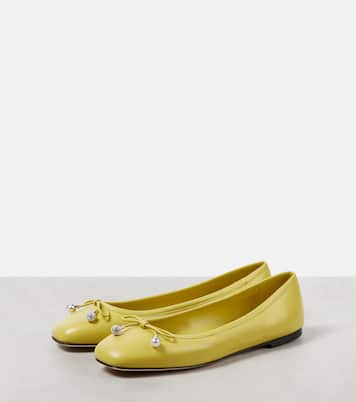 Ballerinas Elme aus Leder | Jimmy Choo