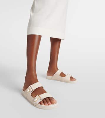 Verzierte Sandalen Fayence aus Leder | Jimmy Choo