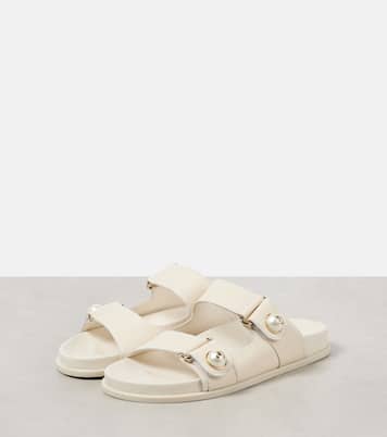 Verzierte Sandalen Fayence aus Leder | Jimmy Choo