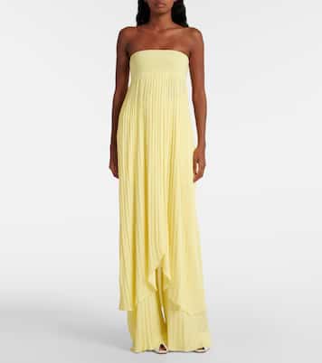 Pantaloni regular in jersey a vita alta | Alaïa