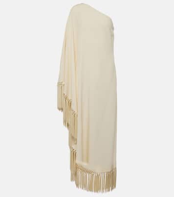 Arno fringed crêpe cady maxi dress | Taller Marmo