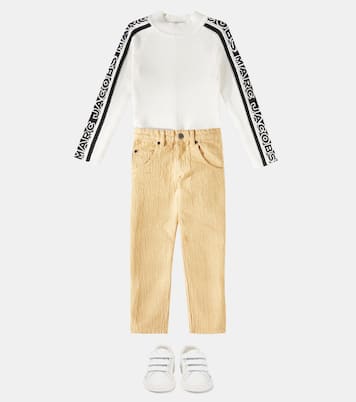Pullover in misto cotone a coste | Marc Jacobs Kids