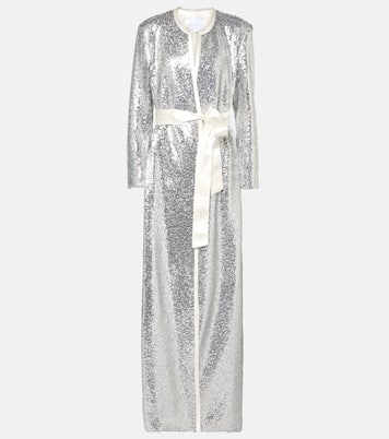 Allegra sequined wrap coat | Markarian