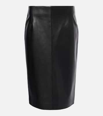 Gonna midi Lady in pelle | Nour Hammour