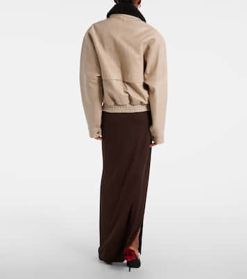 Lederjacke mit Shearling | Magda Butrym
