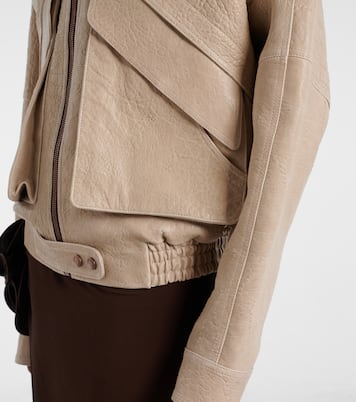 Lederjacke mit Shearling | Magda Butrym