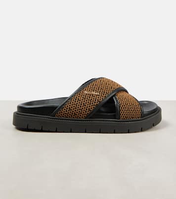 Party raffia slides | Max Mara