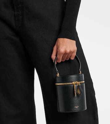 Sac vanity Cube Mini en cuir | Alaïa