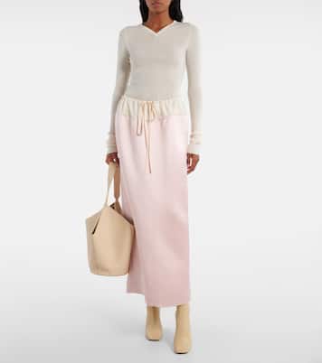 Borsa Lotus Small in pelle | Khaite