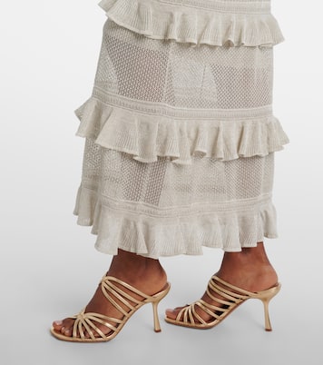 Maxikleid Crush Frilled aus Häkelstrick | Zimmermann