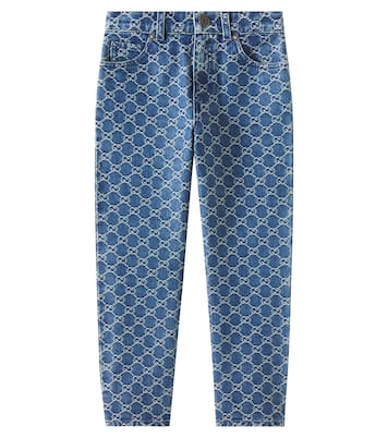 Jean droit GG en denim | Gucci Kids
