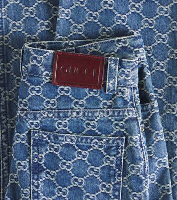 Jean droit GG en denim | Gucci Kids