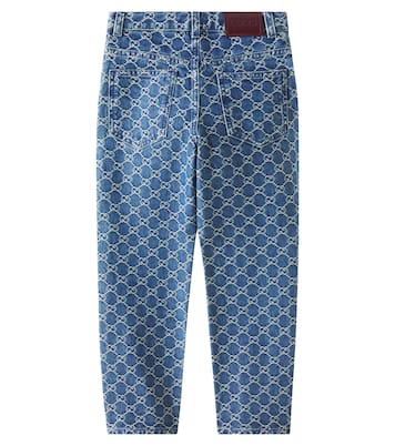 Jean droit GG en denim | Gucci Kids